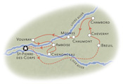 Loire Valley France Map